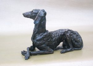 minis saluki statue