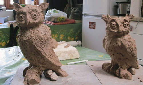 owl sculpture