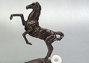 Horse bronze statue